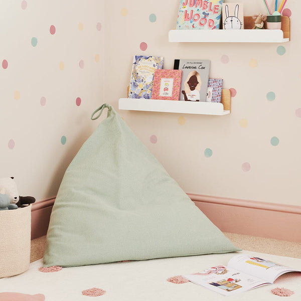 Plain Bean Bag, Minty Green	