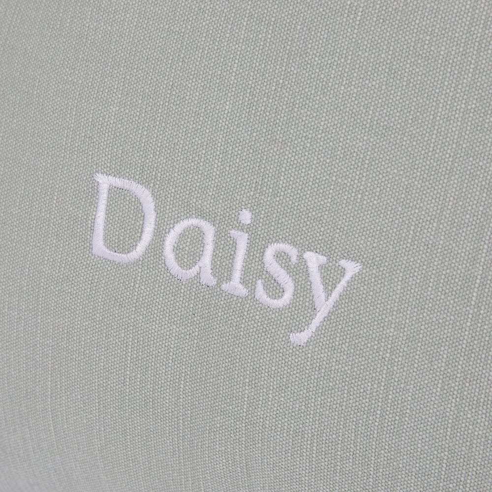 Personalised Plain Bean Bag, Minty Green	