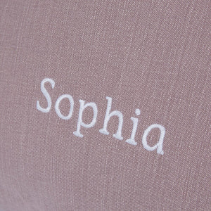 Personalised Plain Bean Bag, Rose Pink