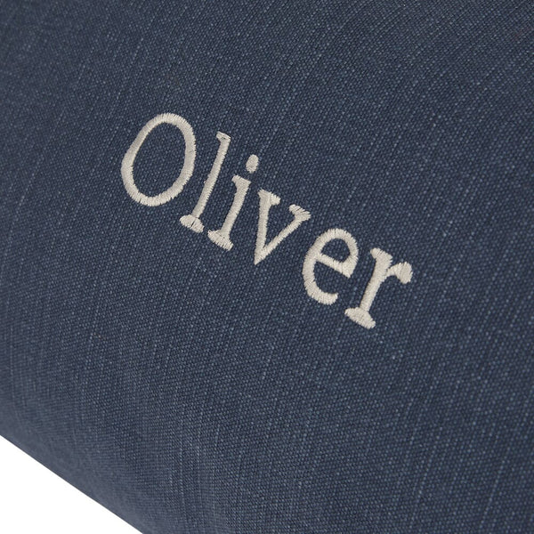 Personalised Plain Bean Bag, Midnight Blue	