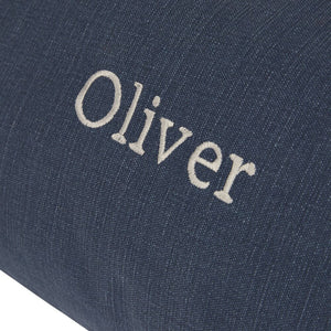 Personalised Plain Bean Bag, Midnight Blue