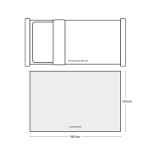 Pastel Spot Rug, 180 x 120 (cm)	