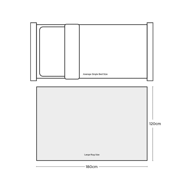 Pastel Spot Rug, 180 x 120 (cm)	
