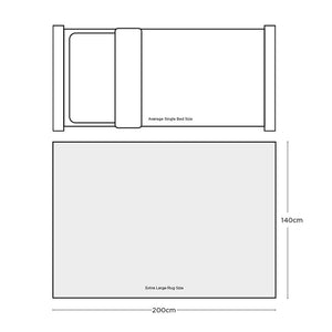 Pastel Spot Rug, 200 x 140 (cm)