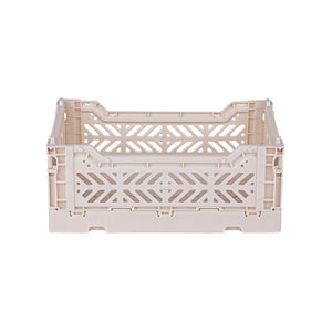 Aykasa Mini Folding Crate, Coconut Milk	