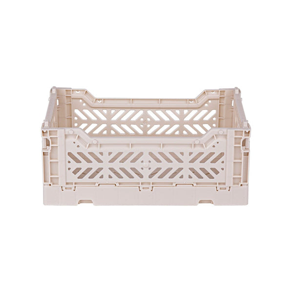 Aykasa Mini Folding Crate, Coconut Milk	