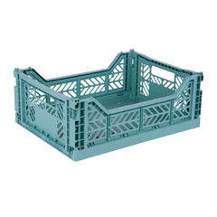 Aykasa Midi Folding Crate, Teal