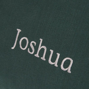 Personalised Plain Bean Bag, Forest Green