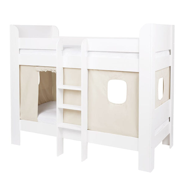 Paddington Bunk Bed, Natural Bed Curtains