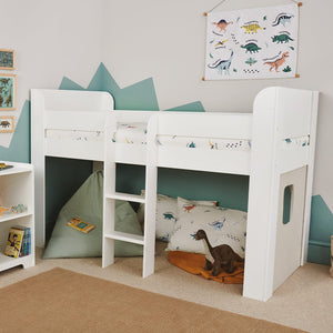 Paddington Mid Sleeper Bed with Play & Storage Space	