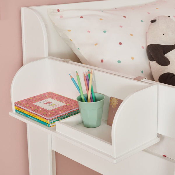 Paddington Clip-on Bedside Table, White	