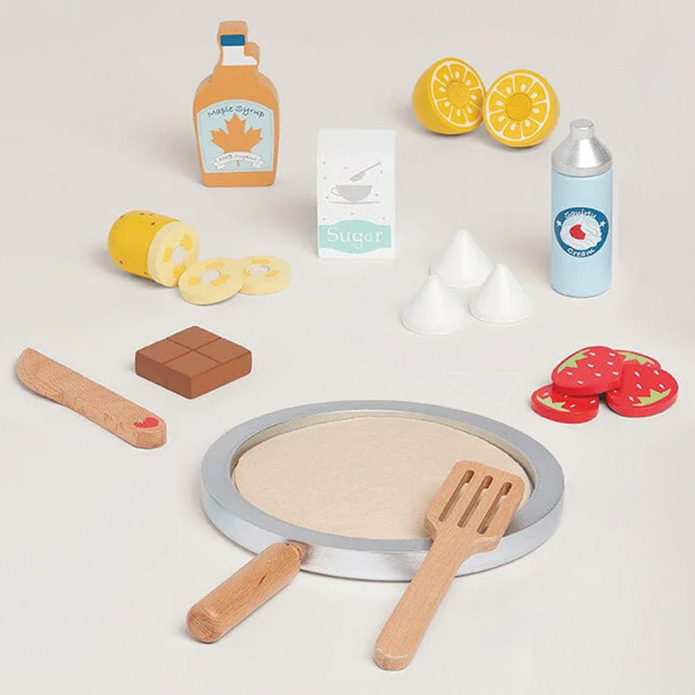 Wooden Pancake Making Set