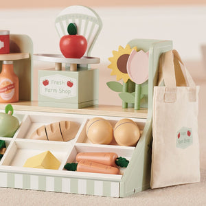 Fresh Farm Wooden Market Stall
