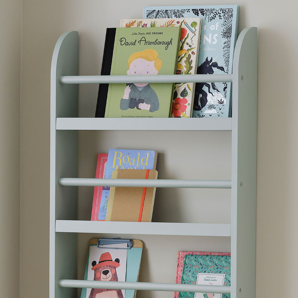 Greenaway Narrow Bookcase, Green