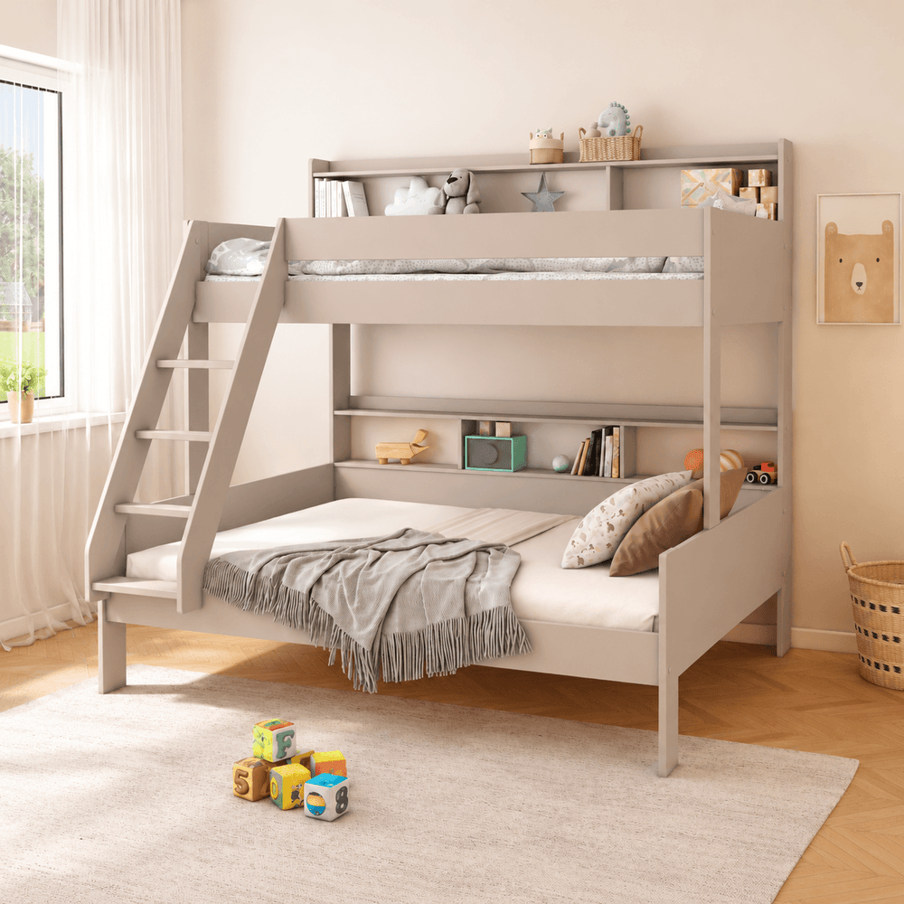 Scout Triple Storage Bunk Bed, Mushroom