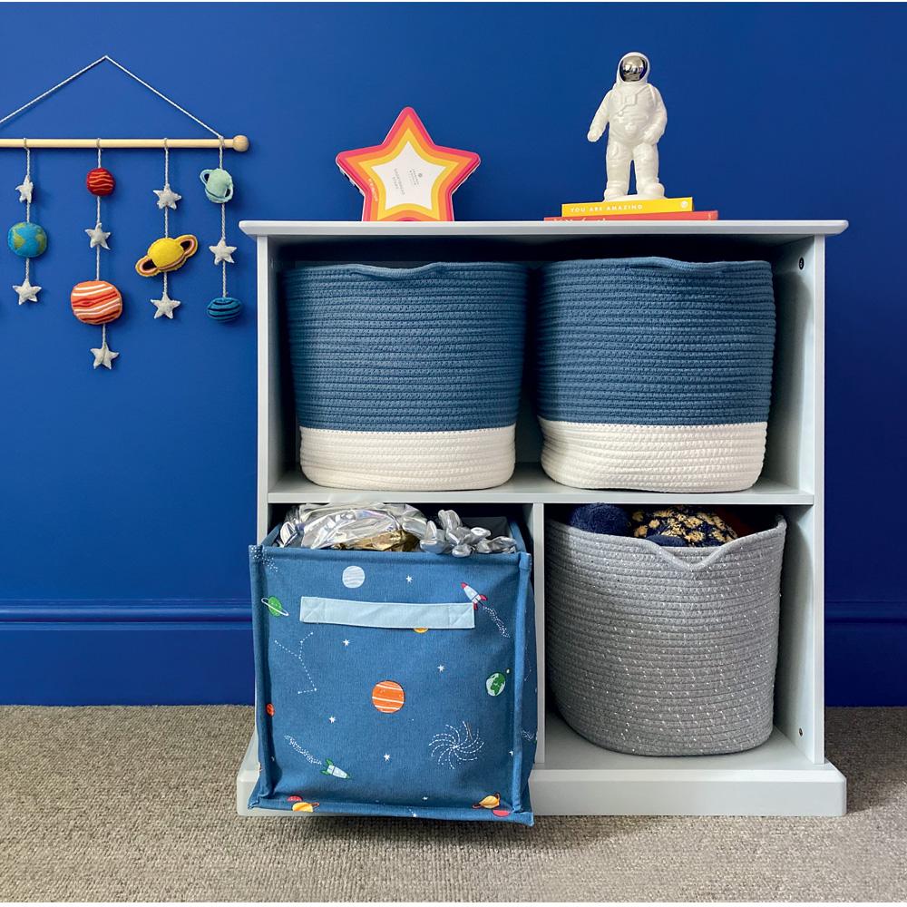Canvas Kids' Storage Cube, Space - Great Little Trading Co.