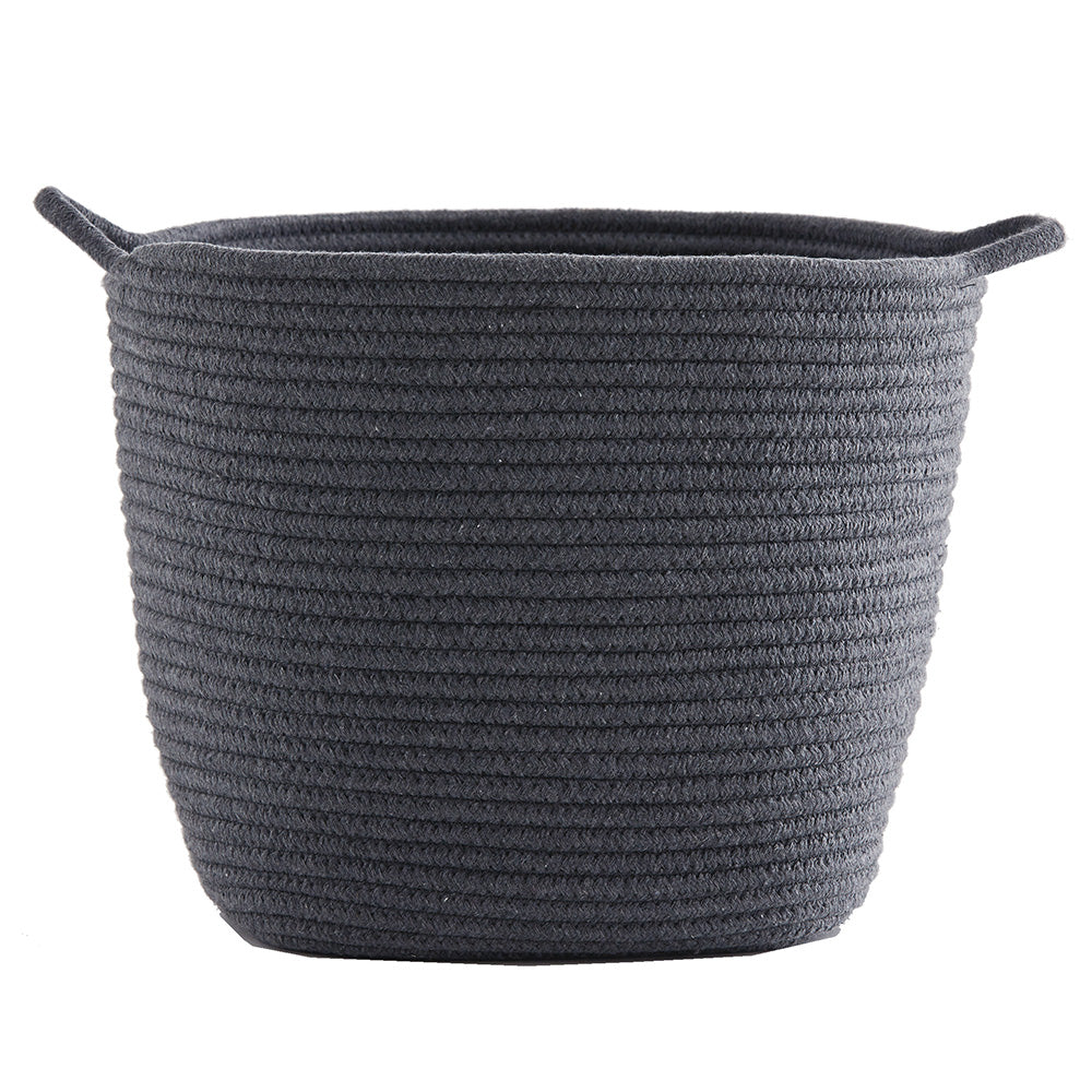 Rope Storage Basket, Dark Grey