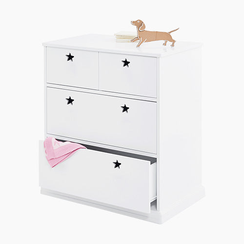 Star Bright Chest of Drawers, Bright White