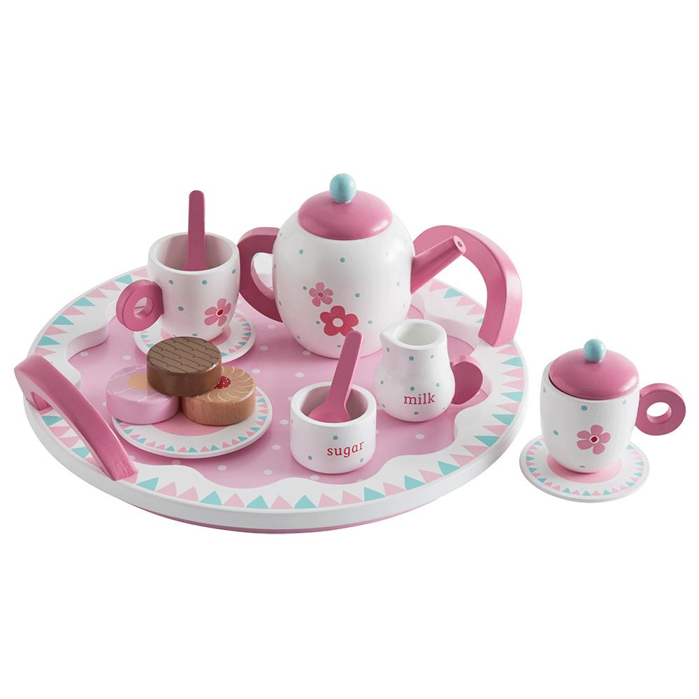 Daisy Wooden Tea Set