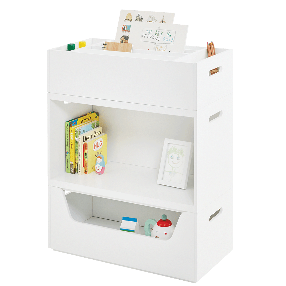 Rackham Storage Set 1, Stackable Toy Box, Book Shelf & Tray