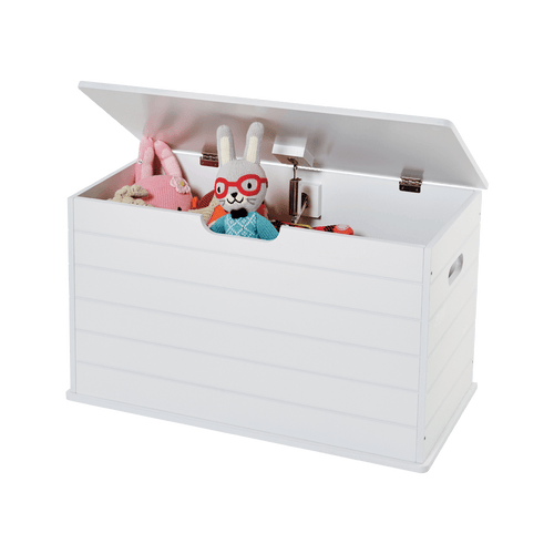 Small Wooden Toy Box, White