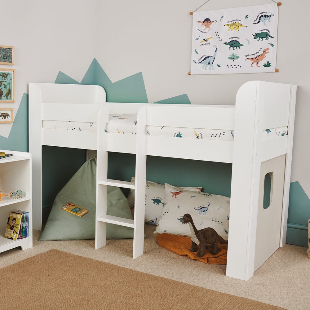 Paddington Mid Sleeper Bed with Play & Storage Space