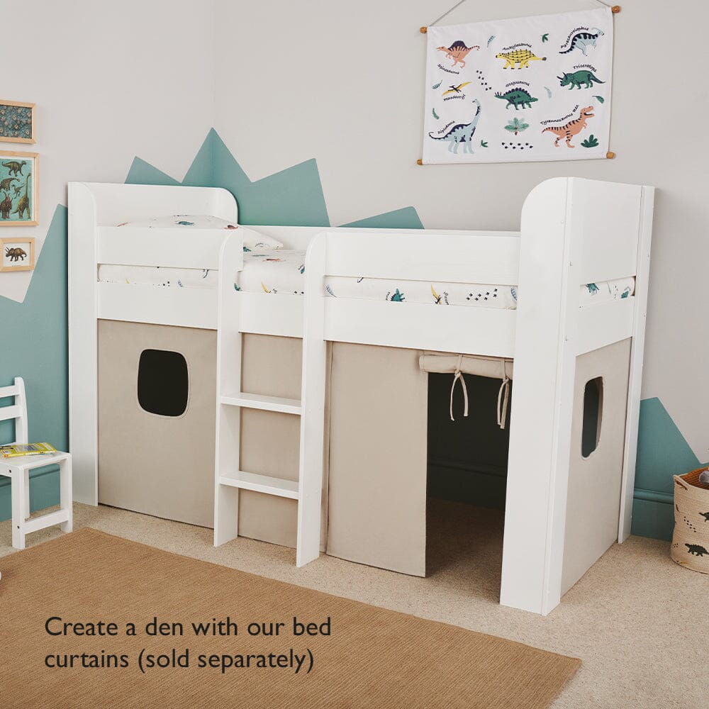 Paddington Mid Sleeper Bed with Play & Storage Space